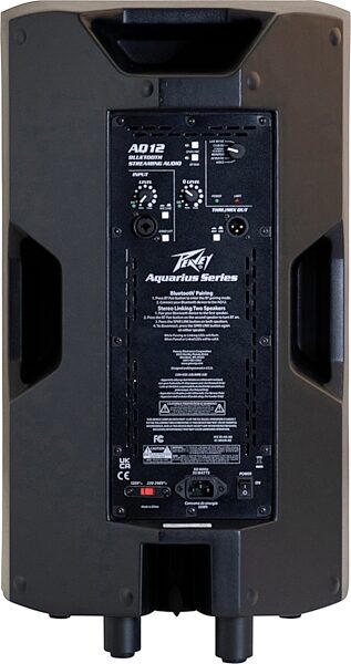 open zoom image for Peavey Aquarius AQ12 2-Way Powered Speaker (1000 Watts, 1x12"), Single Speaker, Action Position Back