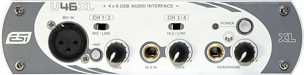 open zoom image for ESI Audio U46XL USB Audio Interface, Front