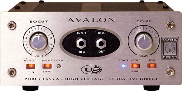 open zoom image for Avalon U5 Class A DI Preamp/EQ, Main