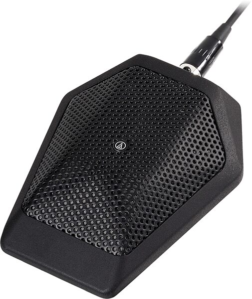 open zoom image for Audio-Technica U851Rb Cardioid Condenser Boundary Microphone, Black, Action Position Back