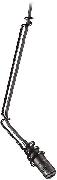 open zoom image for Audio-Technica U853PM UniPoint Cardioid Condenser Hanging Microphone, Black, Action Position Back