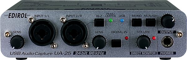 open zoom image for Edirol UA25 USB Stereo Audio Interface, Main