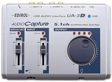 open zoom image for Edirol UA3D Stereo USB Audio Interface, Main