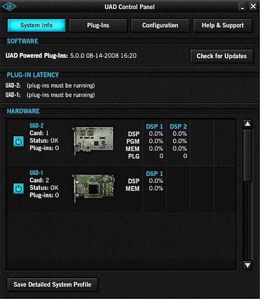 open zoom image for Universal Audio UAD-2 Solo Neve DSP Accelerator Card (Macintosh and Windows), Screenshot 4
