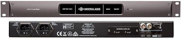 open zoom image for Universal Audio UAD-2 Live Rack Core Effects Processor, Front and Back
