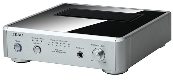 open zoom image for TEAC UD-H01 Dual D/A Converter with USB Audio Interface, Silver Angle