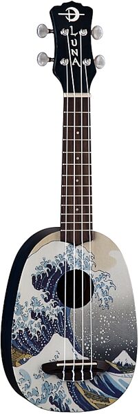 open zoom image for Luna UKEGWS Great Wave Soprano Ukulele with Gig Bag, Main