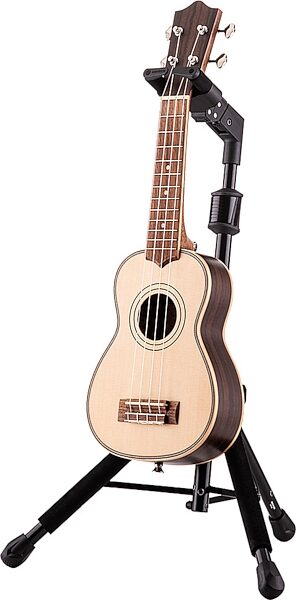 open zoom image for Hercules UKS100B Auto Grip Ukulele Stand, New, View