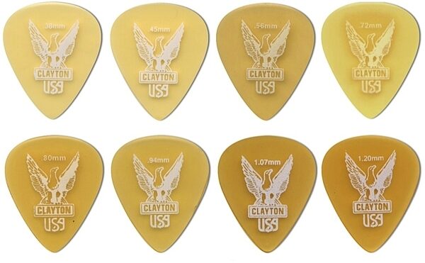 open zoom image for Clayton Ultem Tortoise Guitar Picks (12-Pack), Standard