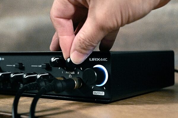 open zoom image for Yamaha URX44C USB Audio Interface, New, Action Position Back