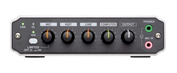 open zoom image for TASCAM US-125M USB Mixing Audio Interface, Front