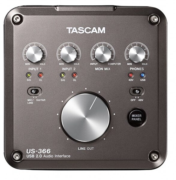 open zoom image for TASCAM US-366 USB Audio Interface, Main