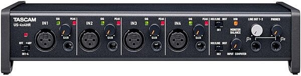 open zoom image for TASCAM US-4X4HR 4x4 USB Audio Interface, New, Front