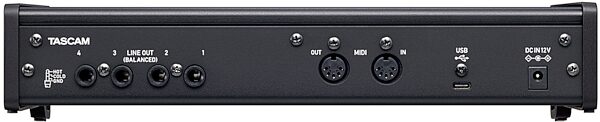 open zoom image for TASCAM US-4X4HR 4x4 USB Audio Interface, New, Rear