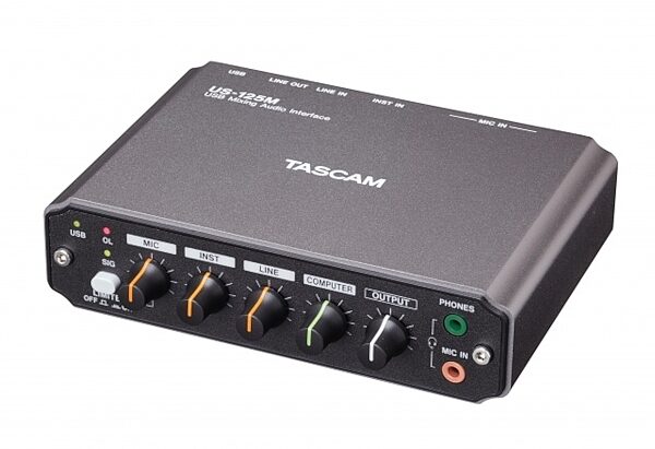 open zoom image for TASCAM US-125M USB Mixing Audio Interface, Main