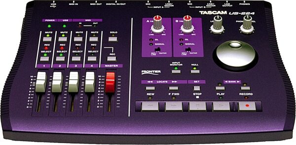 open zoom image for TASCAM US224 Digital Audio Workstation Controller/USB Interface, Main