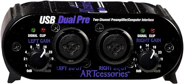 open zoom image for ART USB Dual Pre Project Series Microphone Preamp, Main