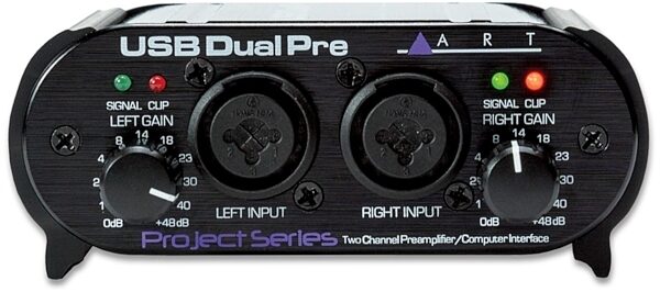 open zoom image for ART USB Dual Pre 2-Channel Microphone Preamp/Interface, New, view