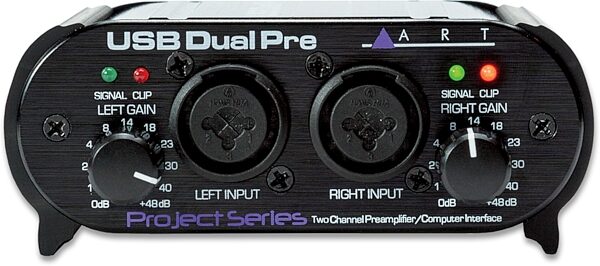 open zoom image for ART USB Dual Pre 2-Channel Microphone Preamp/Interface, New, Action Position Back