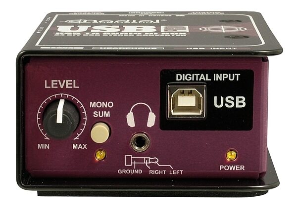 open zoom image for Radial USB-Pro Stereo USB Laptop DI, Open Box (Like New), Rear