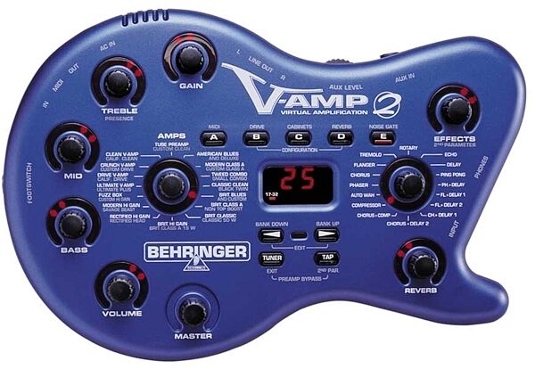 open zoom image for Behringer V-Amp 2 Guitar Amp Modeling Processor, Main