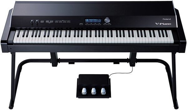 open zoom image for Roland V-Piano Digital Piano, Front (With KSV8 Keyboard Stand)