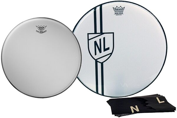 open zoom image for Remo Vintage Shield Bass and Vintage A Snare Drumhead Value Pack, Main