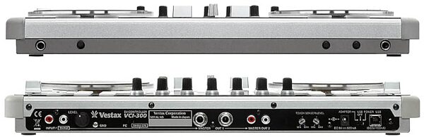open zoom image for Vestax VCI300 Serato Itch USB/MIDI DJ Controller/Interface, Front and Back