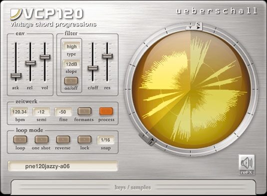 open zoom image for Ueberschall VCP 120 Vintage Chord Soft Synth, Main