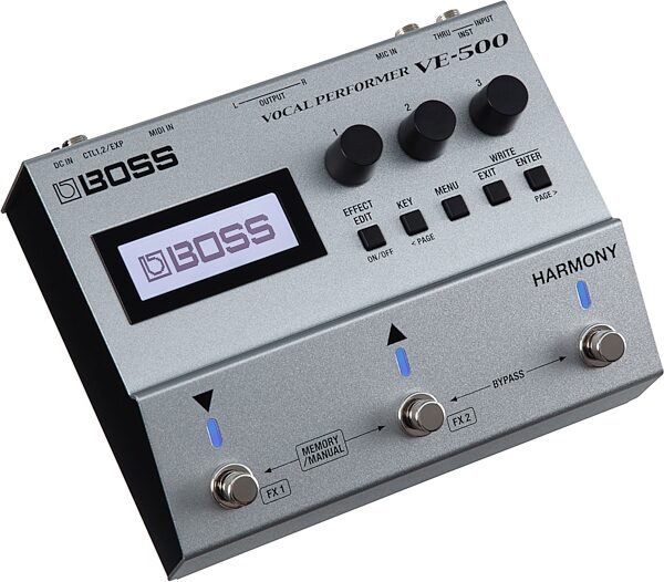open zoom image for Boss VE-500 Vocal Performer Pedal, New, Action Position Back
