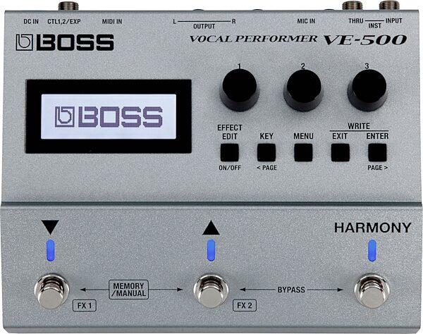open zoom image for Boss VE-500 Vocal Performer Pedal, New, Action Position Back