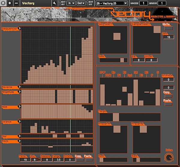 open zoom image for Native Instruments Reaktor (Macintosh and Windows), Vectory