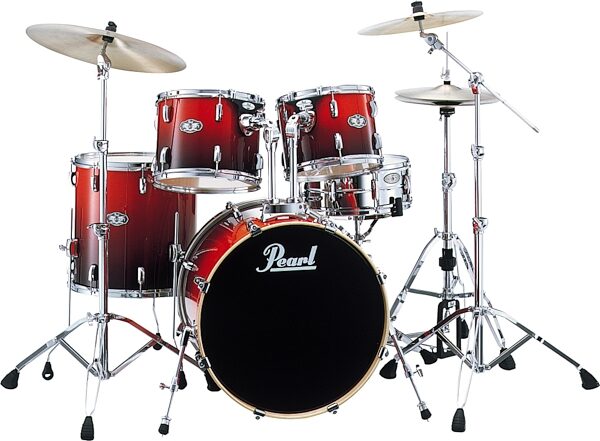 open zoom image for Pearl VLX925SC Vision 5-Piece Drum Kit, Ruby Fade