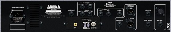 open zoom image for Focusrite Platinum Voicemaster Pro, Rear