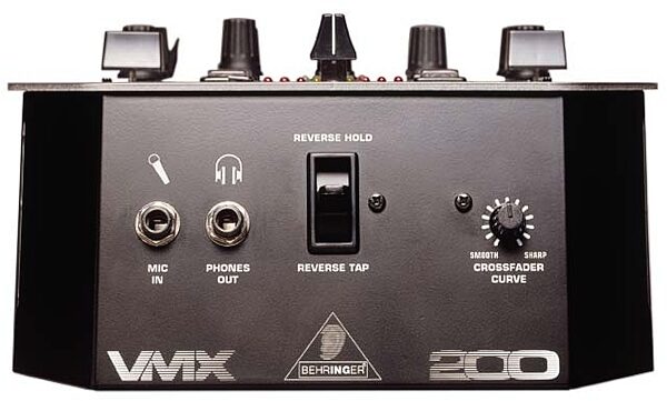 open zoom image for Behringer VMX200 VCA-Controlled 2-Channel Pro DJ Mixer with Beat Counter, Front