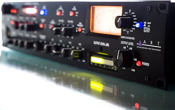 open zoom image for ART Voice Channel Tube Microphone Preamp System with Digital In/Out, New, Angle