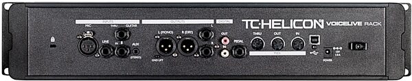 open zoom image for TC-Helicon VoiceLive Rack Vocal Harmony Effects Processor, Back