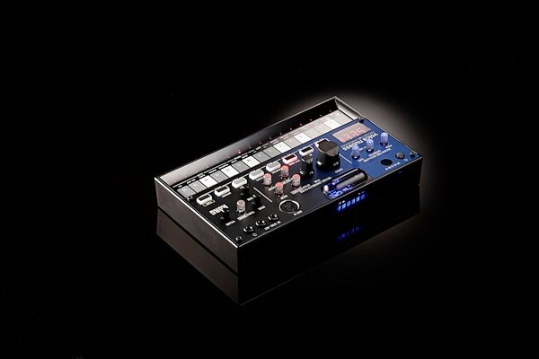 open zoom image for Korg Volca NuBass Desktop Analog Synthesizer, New, Action Position Back