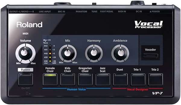 open zoom image for Roland VP7 Vocal Processor, Top