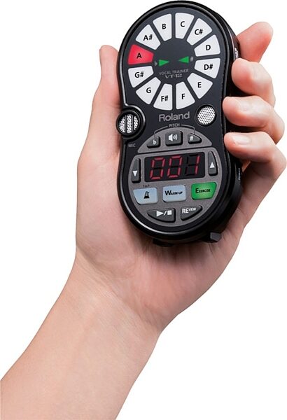 open zoom image for Roland VT-12 Vocal Trainer, Black in Hand