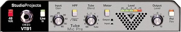 open zoom image for Studio Projects VTB1 Variable Tube Microphone Preamp, Main