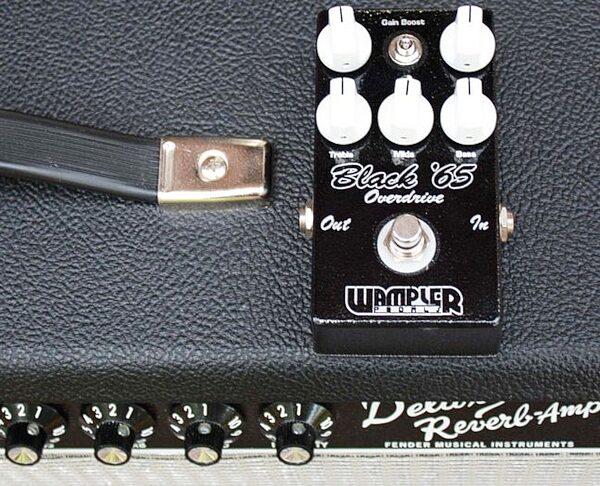 open zoom image for Wampler Black 65 Vintage Overdrive Pedal, In Use