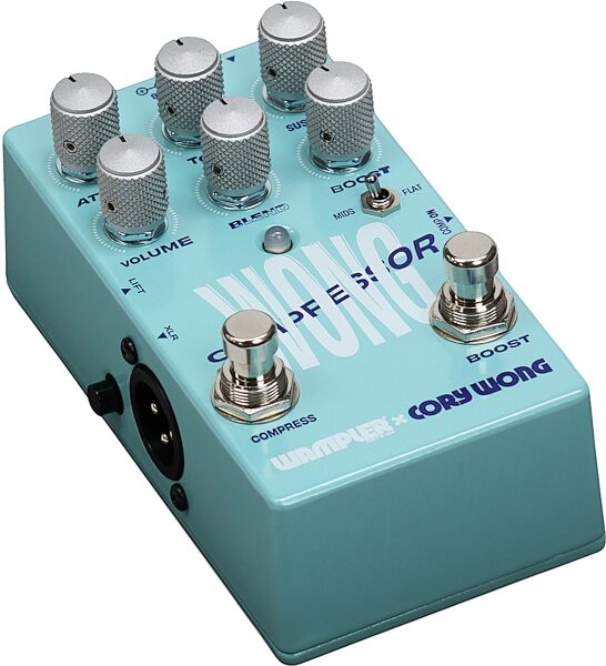 open zoom image for Wampler Cory Wong Compressor and Boost Pedal, New, Action Position Back