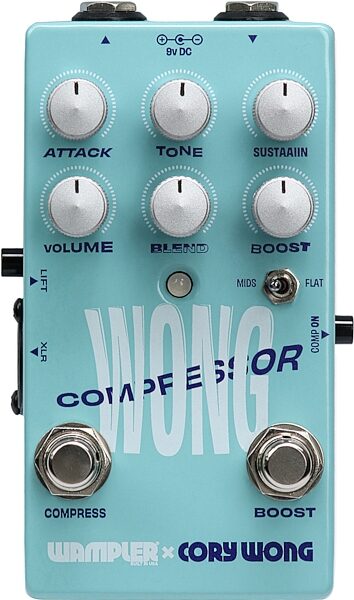 open zoom image for Wampler Cory Wong Compressor and Boost Pedal, New, Action Position Back