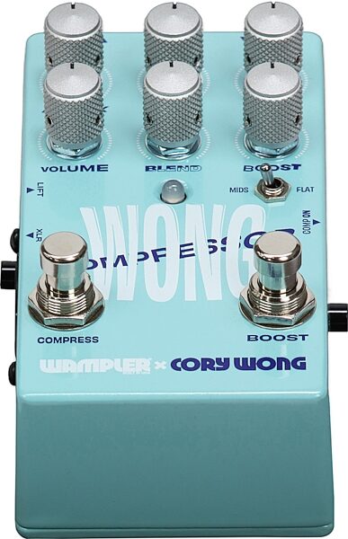 open zoom image for Wampler Cory Wong Compressor and Boost Pedal, New, Action Position Back