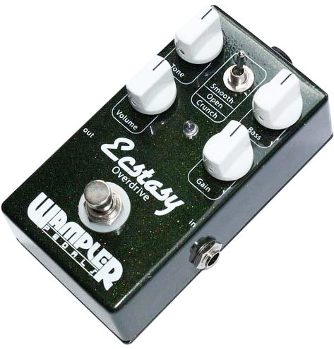 open zoom image for Wampler Ecstasy Overdrive Pedal, Angle