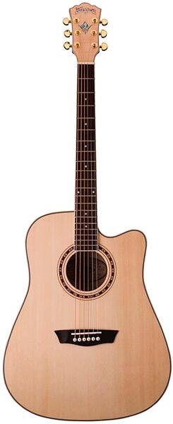 open zoom image for Washburn WD40SCE Dreadnought Acoustic-Electric Guitar, Front