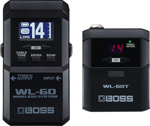open zoom image for Boss WL-60 Guitar Wireless System, New, Action Position Front