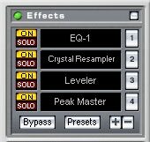 open zoom image for Steinberg WaveLab Essential Mastering Software (Windows), Effects View