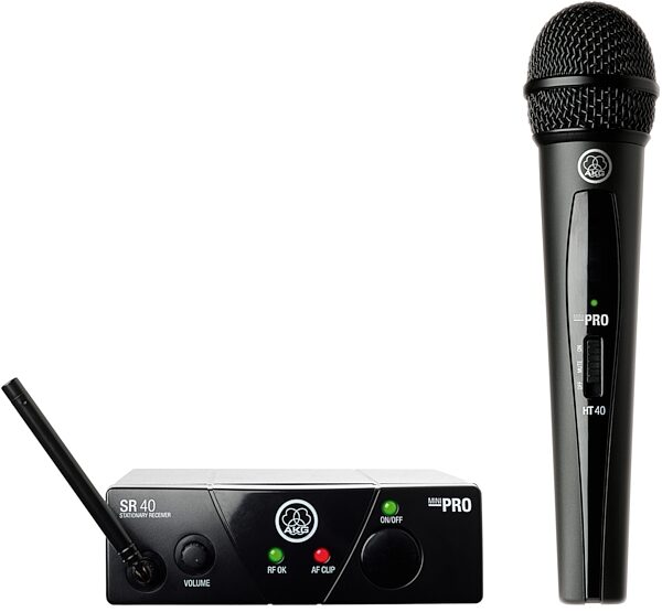 open zoom image for AKG WMS40 Mini Vocal Handheld Wireless Microphone Set, Main